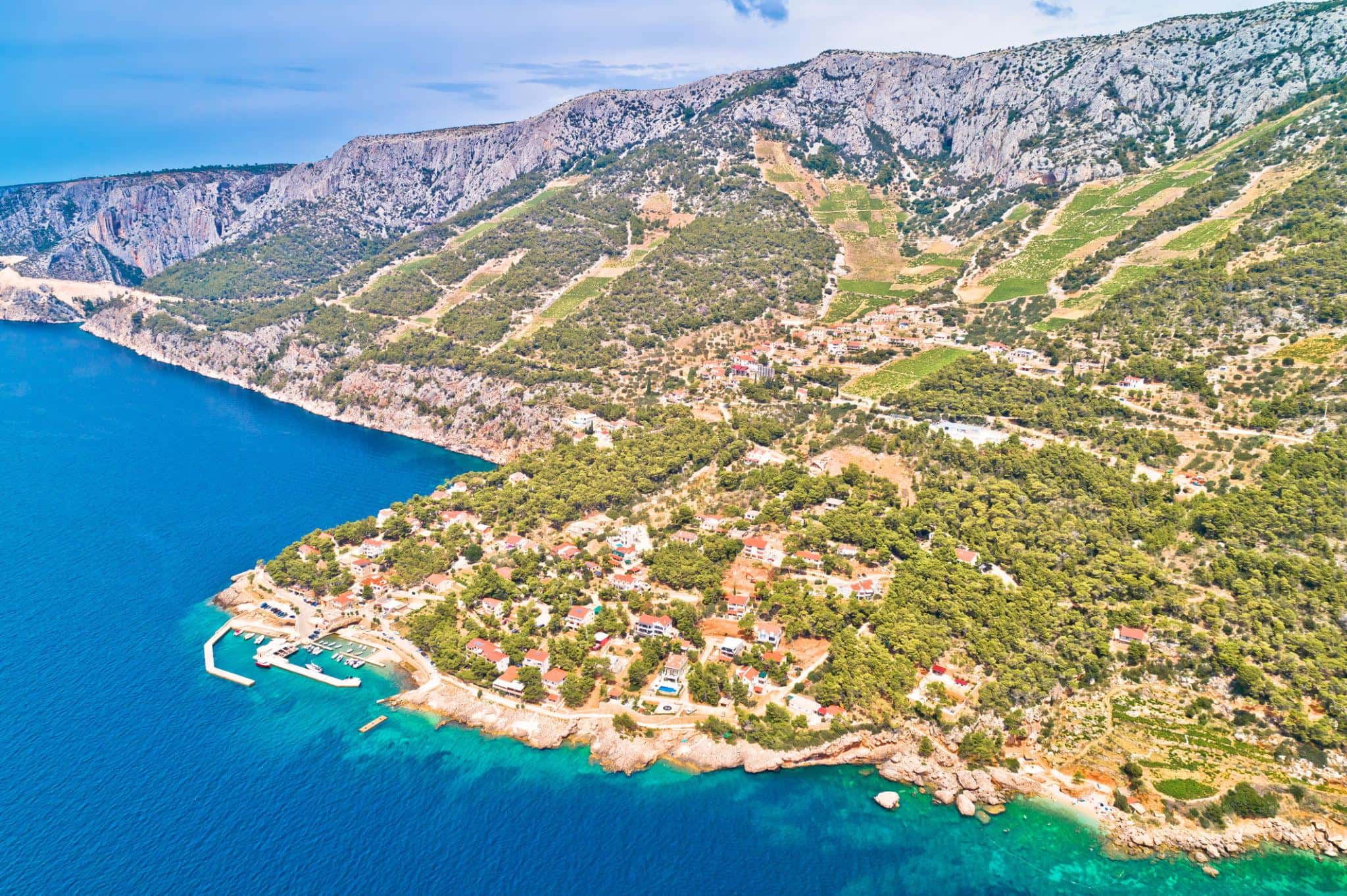 Underwater wine cellar at Sveta Nedjelja on Hvar island